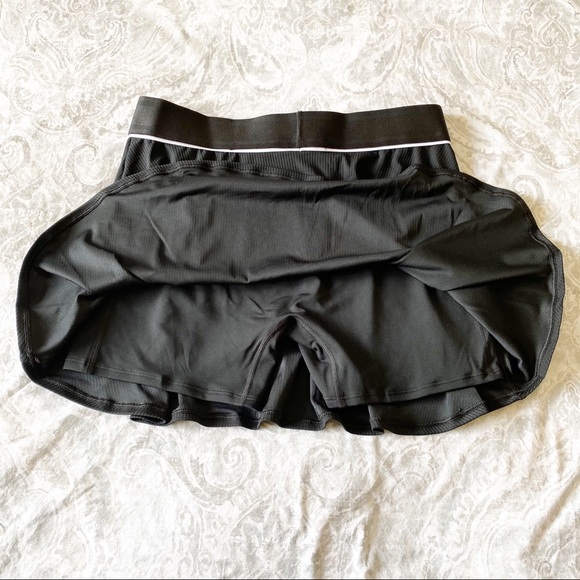 NIKE Tennis Skort Black White Medium Tall NWT - Picture 9 of 10